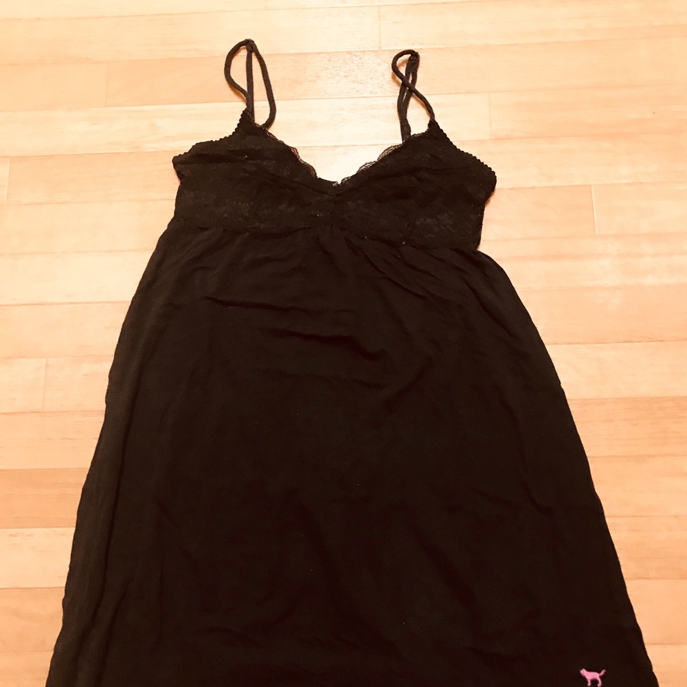 PINK Black Sexy Babydoll